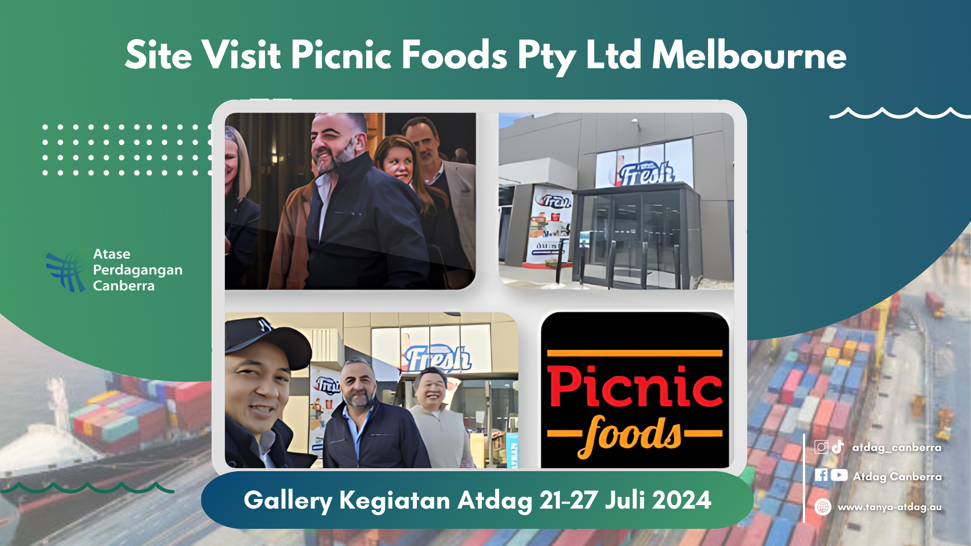 Site Visit Picnic Foods Pty Ltd Melbourne