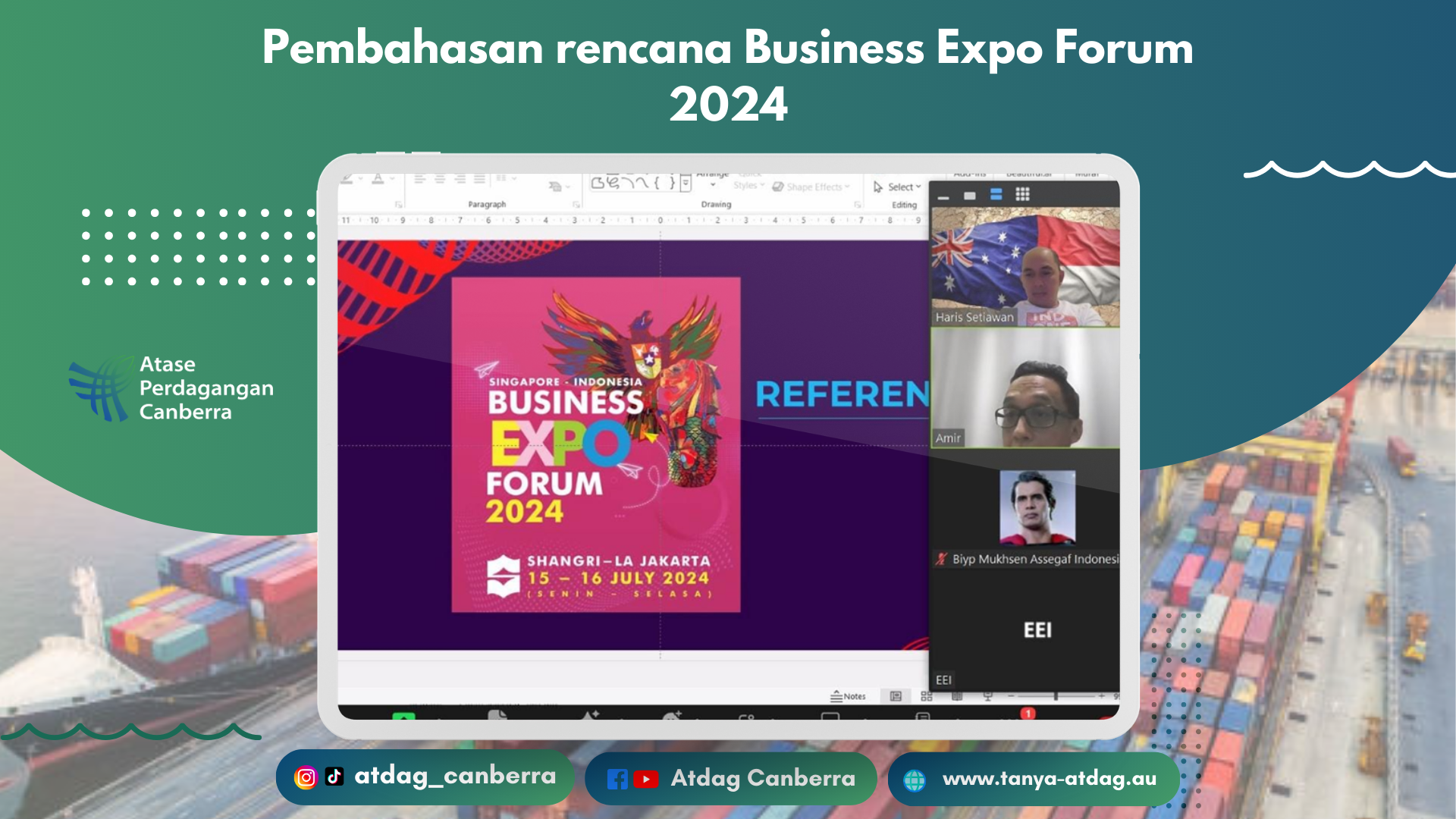 Pembahasan Rencana Business Expo Forum 2024