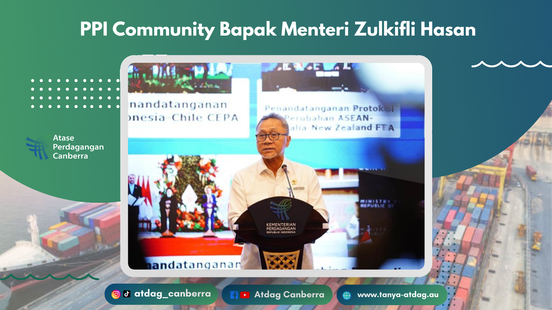 PPI Community Bapak Menteri Zulkifli Hasan