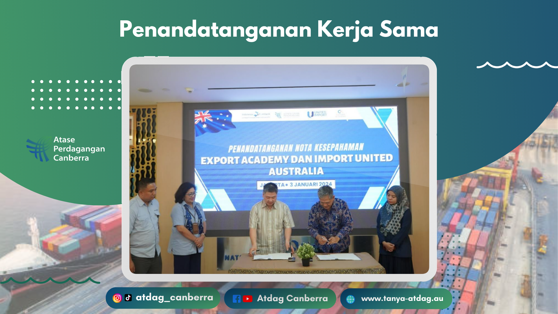 Penandatanganan Kerja Sama
