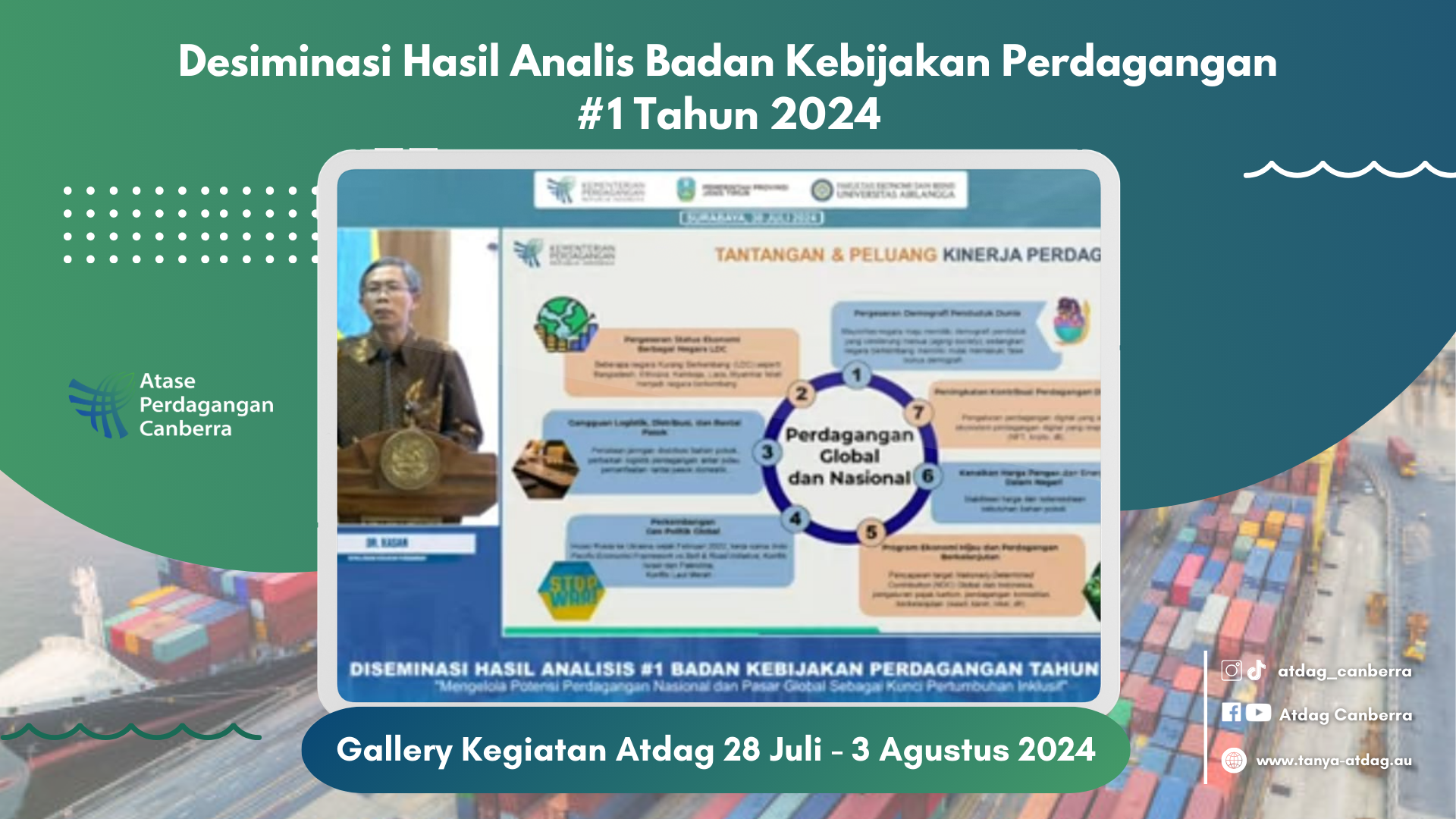 Desiminasi Hasil Analis Badan Kebijakan Perdagangan #1 Tahun 2024