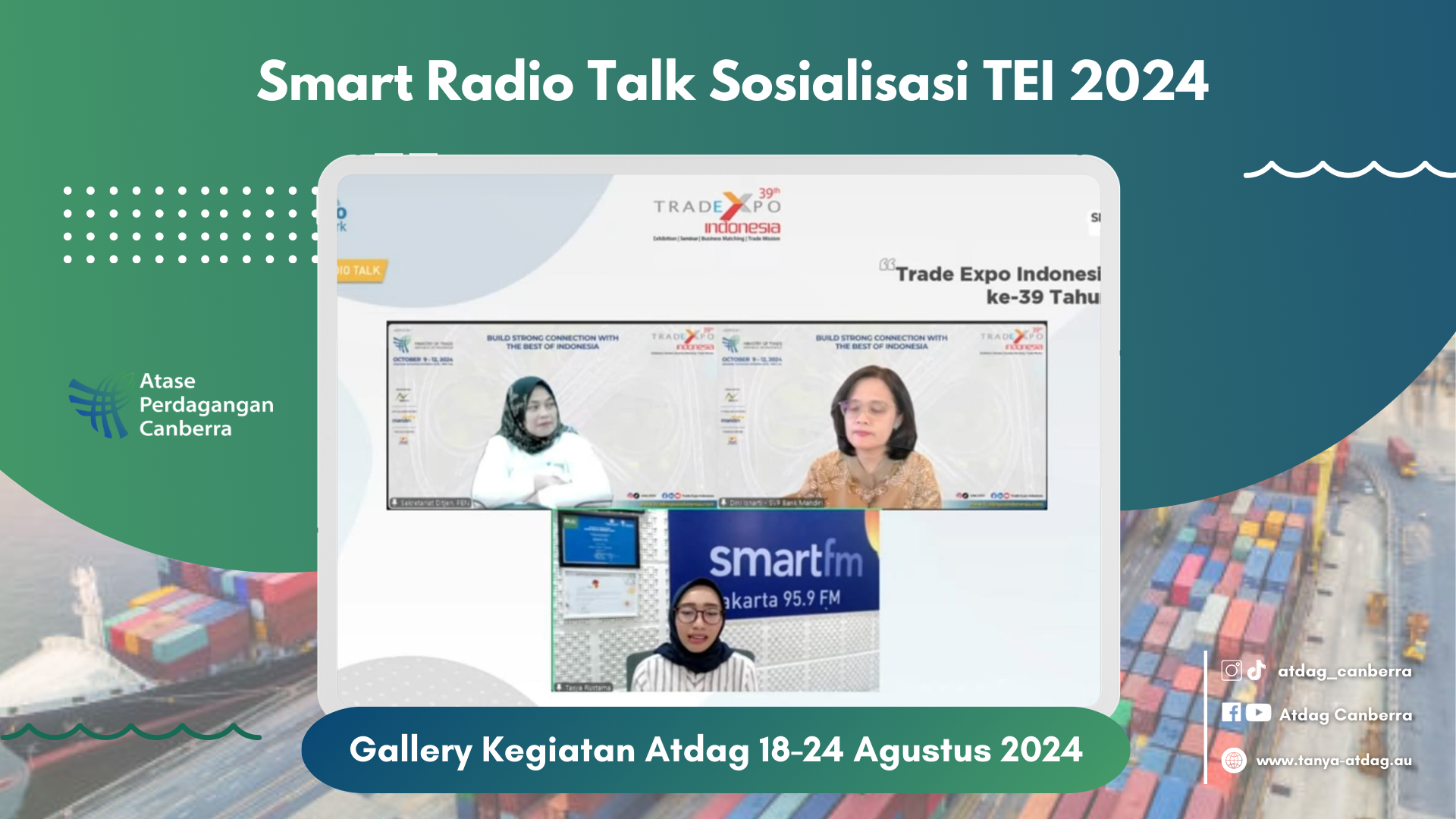 Smart Radio Talk Sosialisasi TEI 2024