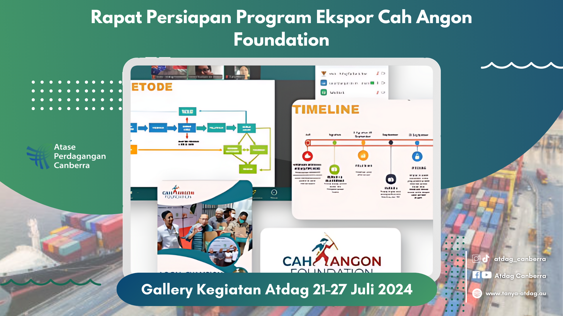 Rapat Persiapan Program Ekspor Cah Angon Foundation