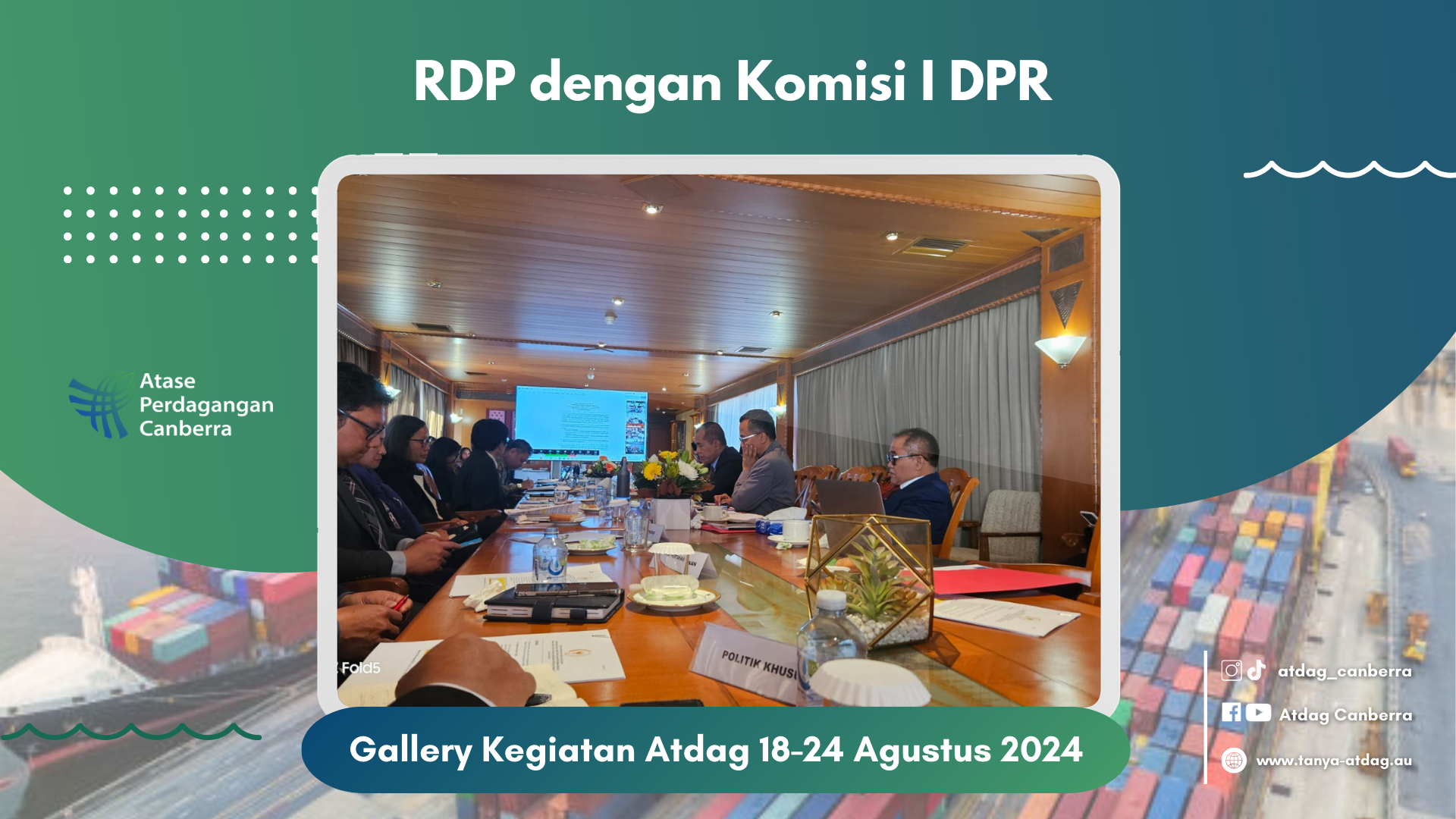 RDP dengan Komisi I DPR
