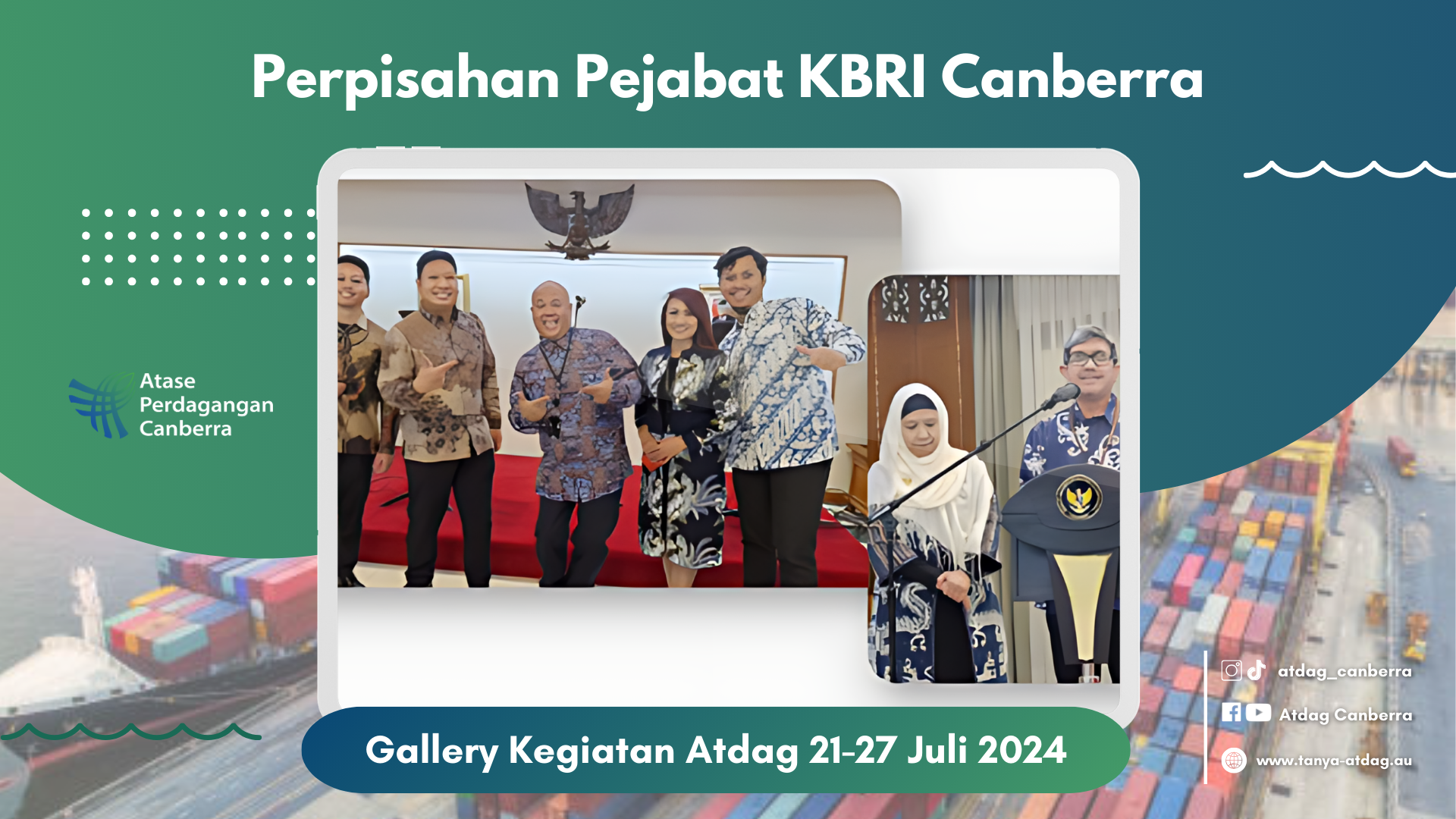 Perpisahan Pejabat KBRI Canberra
