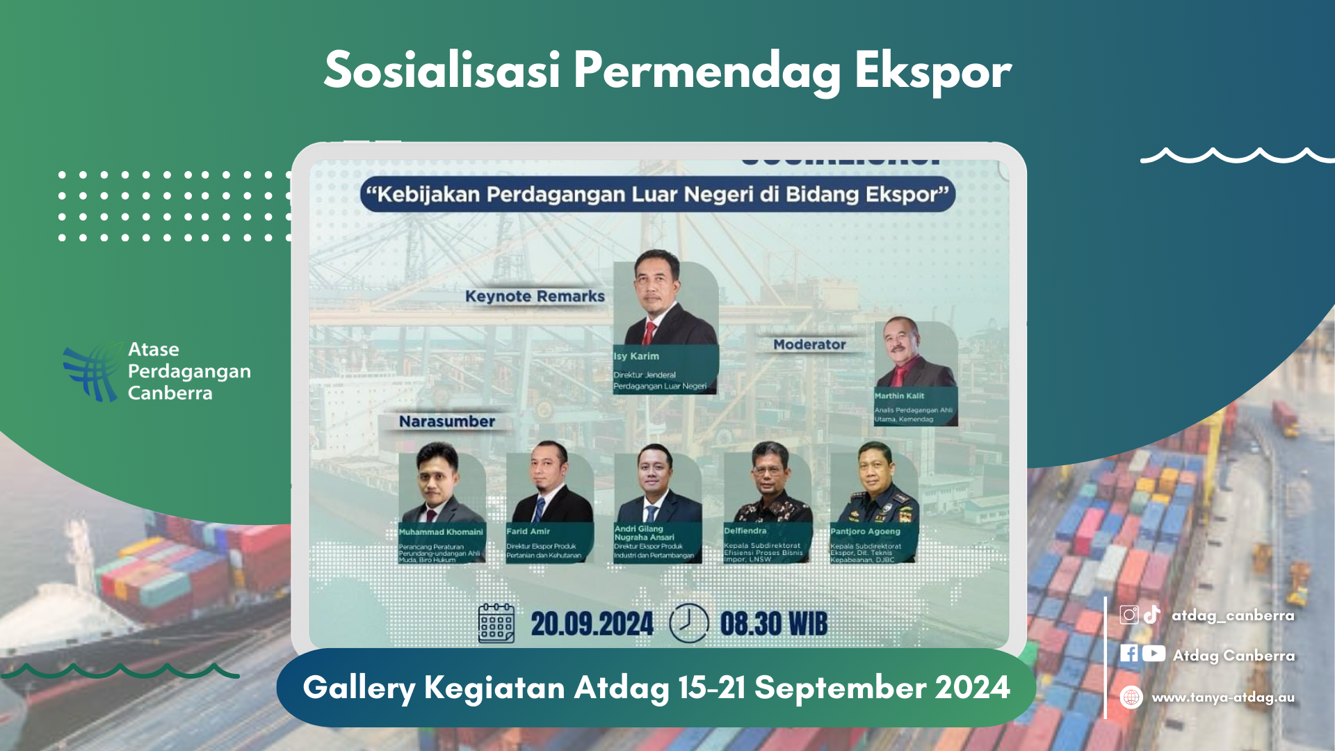 Sosialisasi Kebijakan Perdagangan Luar Negeri di Bidang Ekspor: Perubahan Peraturan untuk Sedimentasi Pasir Laut dan Kratom