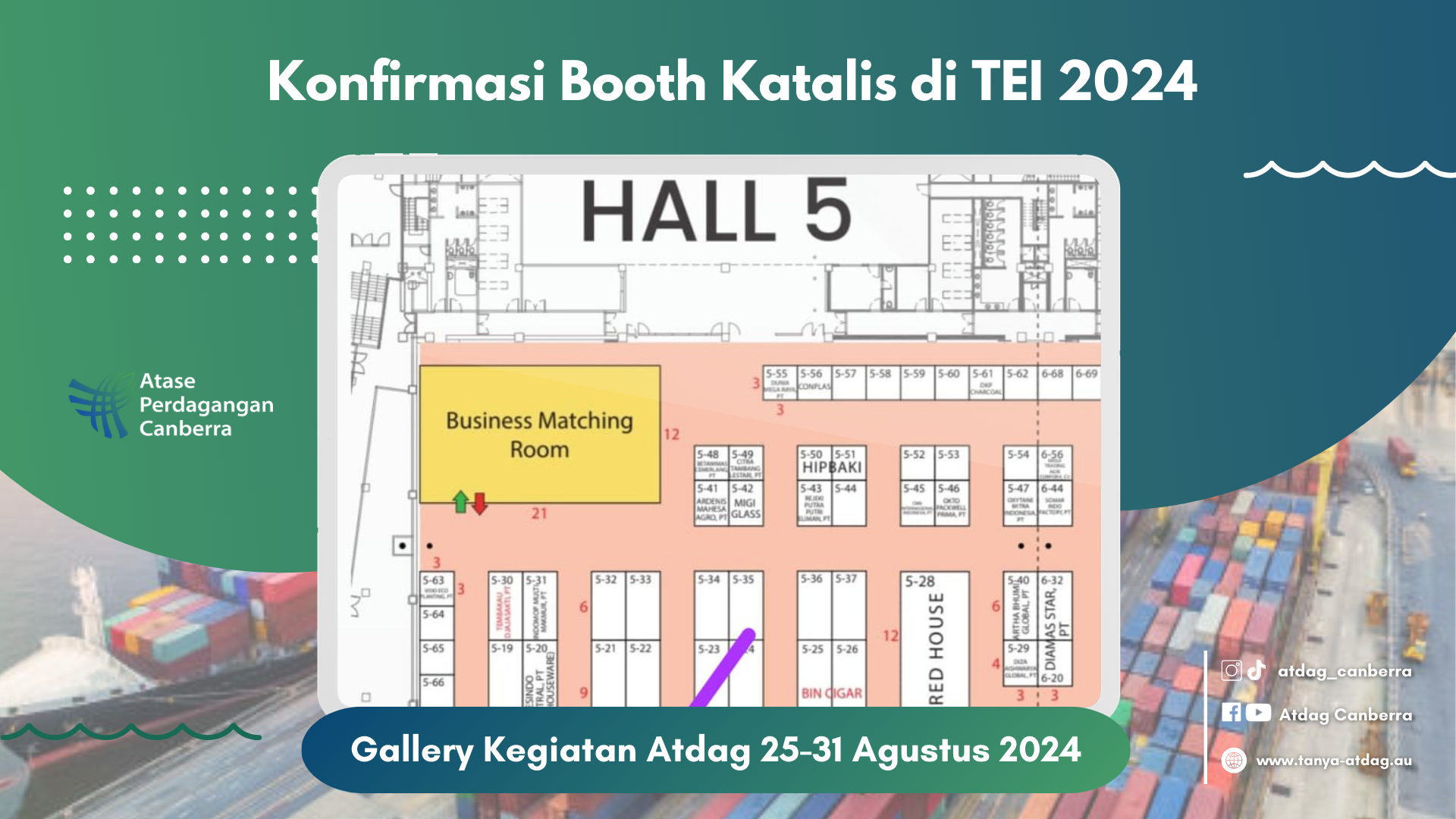 Konfirmasi Booth Katalis di TEI 2024