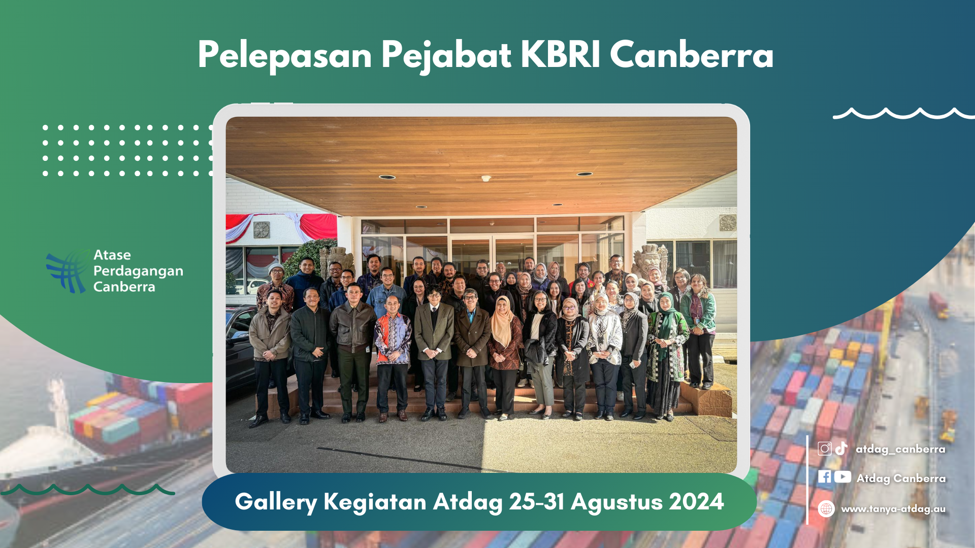Pelepasan Pejabat KBRI Canberra