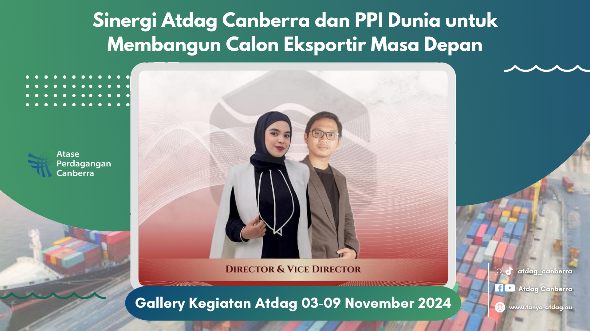 Sinergi Atdag Canberra dan PPI Dunia untuk Membangun Calon Eksportir Masa Depan