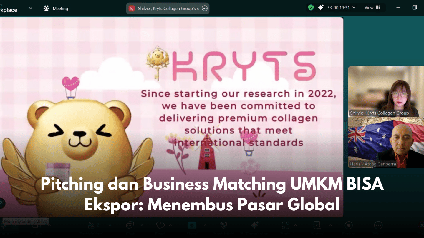 Pitching dan Business Matching UMKM BISA Ekspor: Menembus Pasar Global
