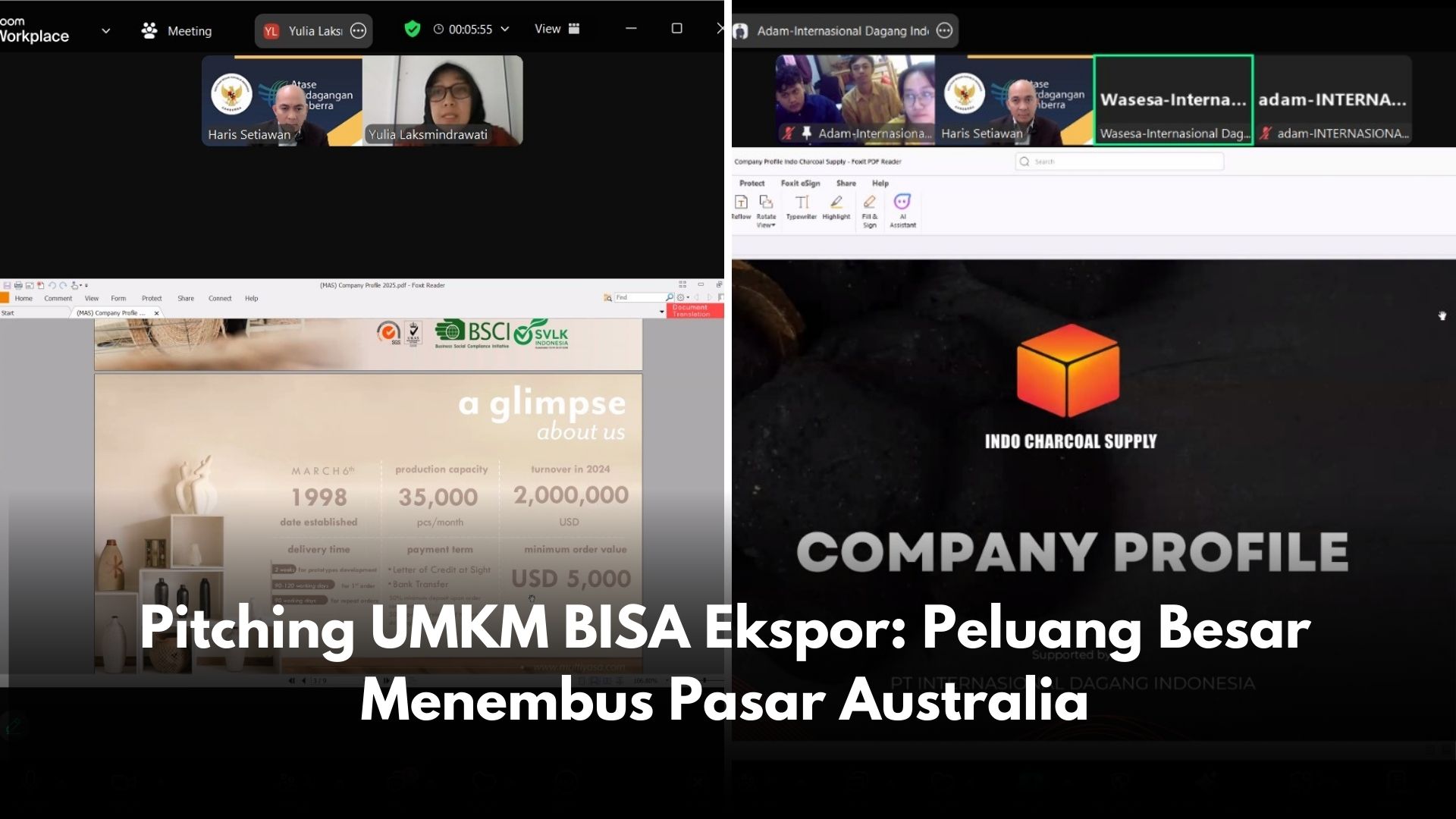 Pitching UMKM BISA Ekspor: Peluang Besar Menembus Pasar Australia