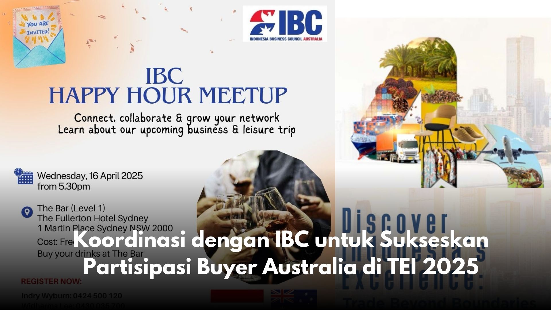 Koordinasi Atdag Canberra dengan IBC untuk Sukseskan Partisipasi Buyer Australia di TEI 2025