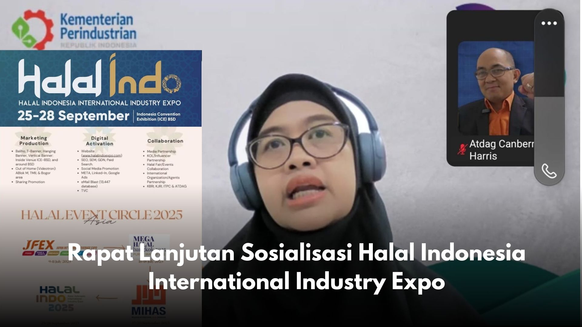 Rapat Lanjutan Sosialisasi Halal Indonesia International Industry Expo: Promosi Ekspor Halal ke Australia