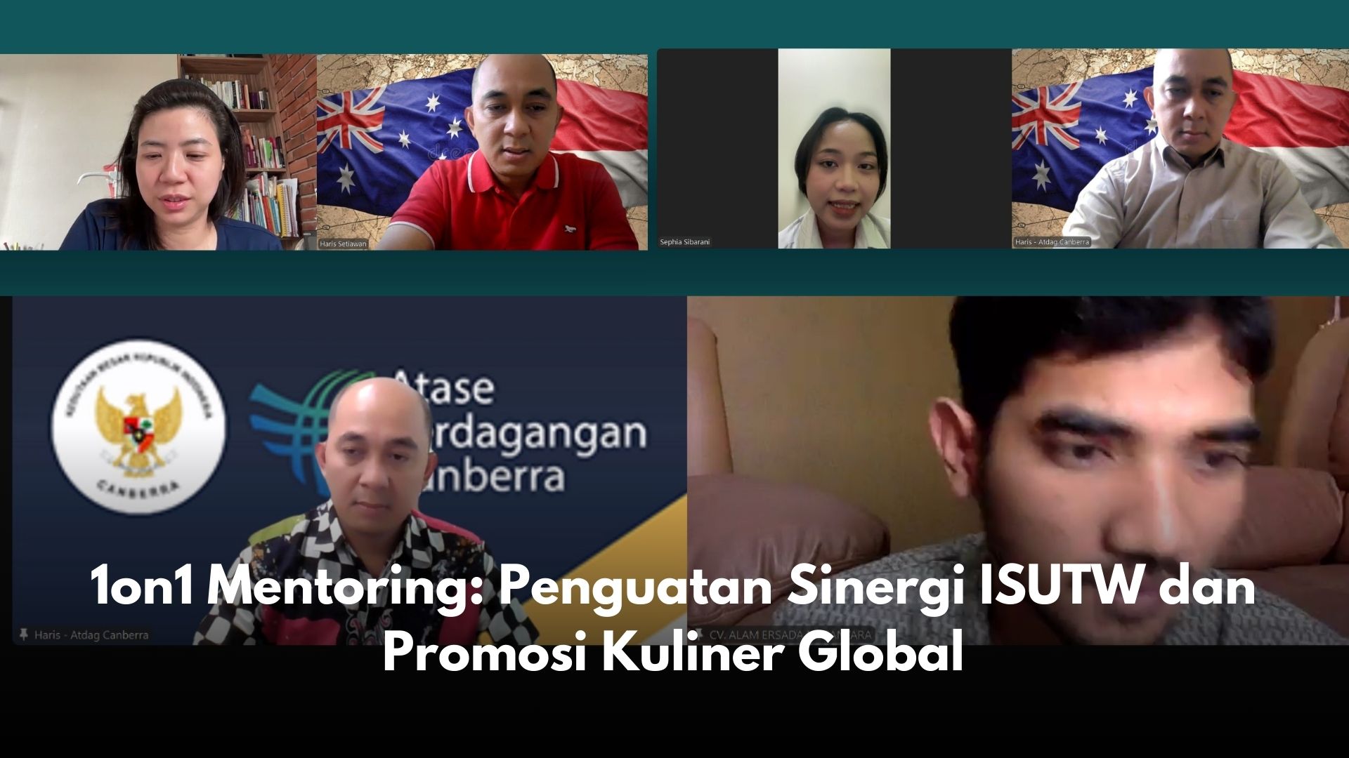 Kolaborasi Strategis Program ISUTW dan 1on1 Mentoring Dorong Promosi Kuliner Indonesia ke Kancah Global