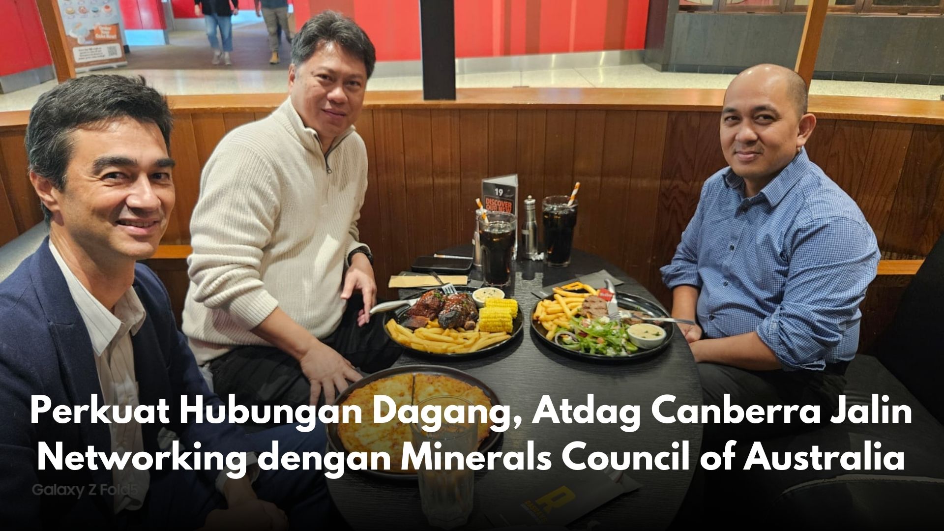 Perkuat Hubungan Dagang, Atdag Canberra Jalin Networking dengan Minerals Council of Australia