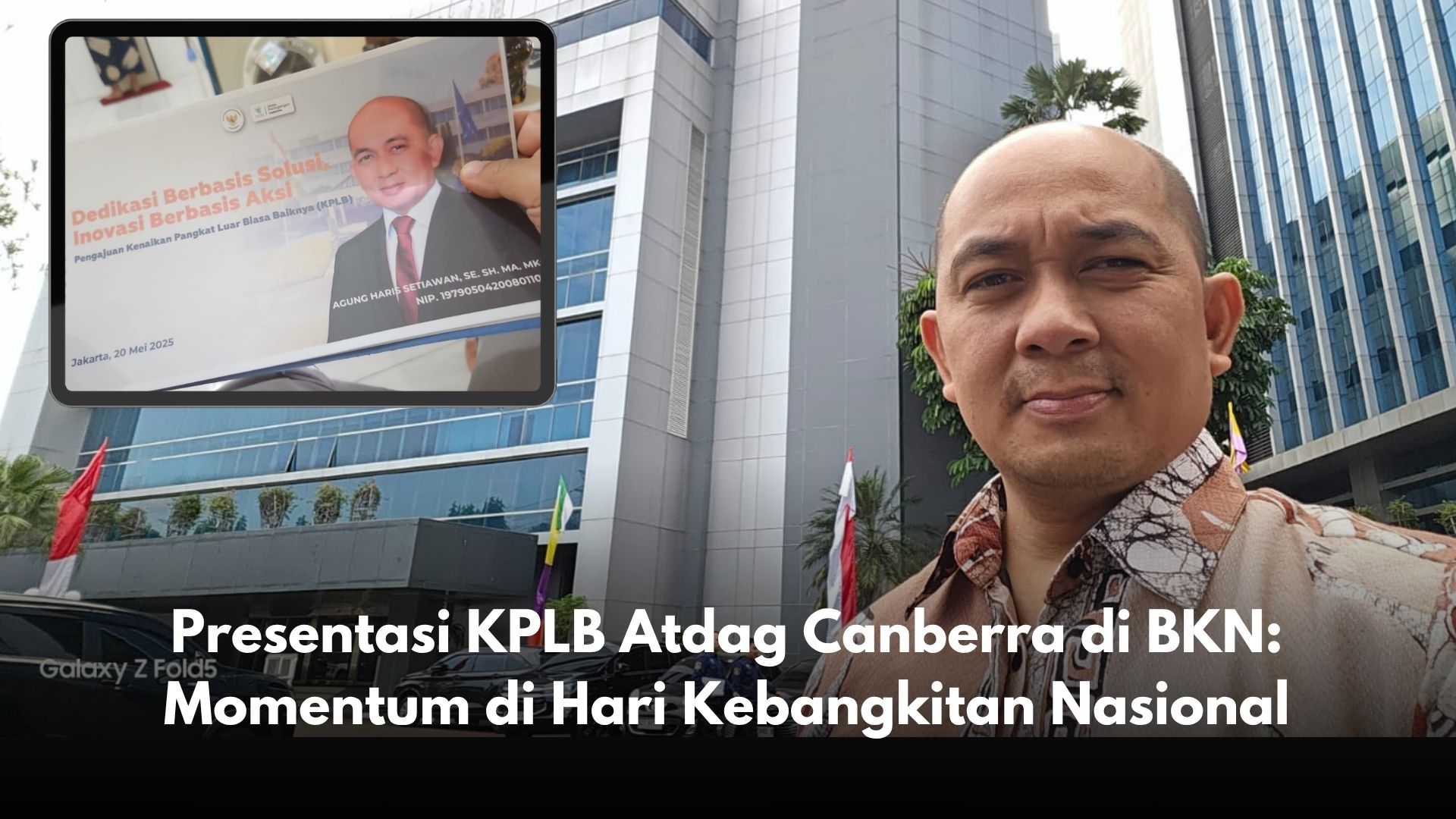 Presentasi KPLB Atdag Canberra di BKN: Momentum di Hari Kebangkitan Nasional