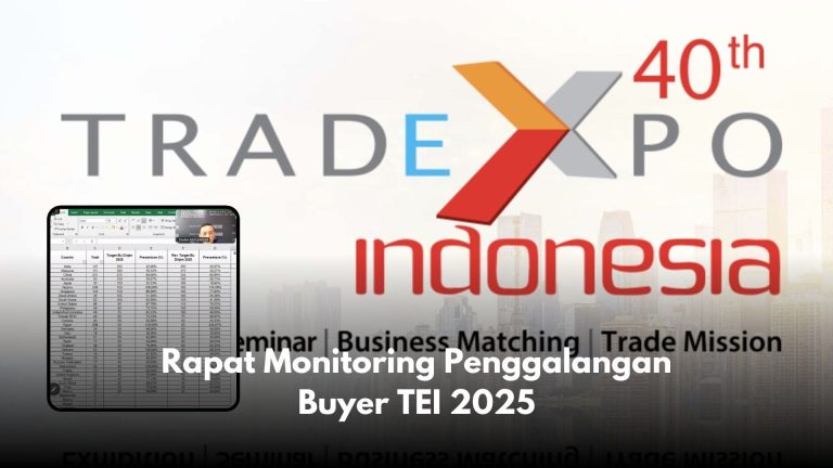 Rapat Monitoring Penggalangan Buyer TEI 2025