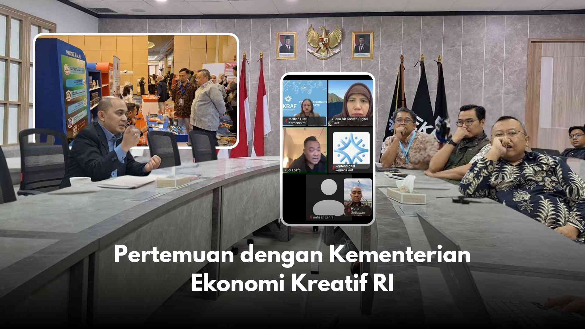Pertemuan dengan Kementerian Ekonomi Kreatif RI