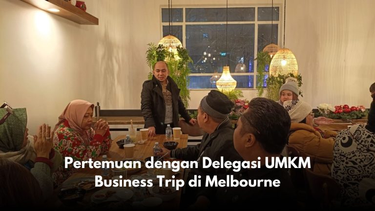 Pertemuan dengan Delegasi UMKM Business Trip di Melbourne