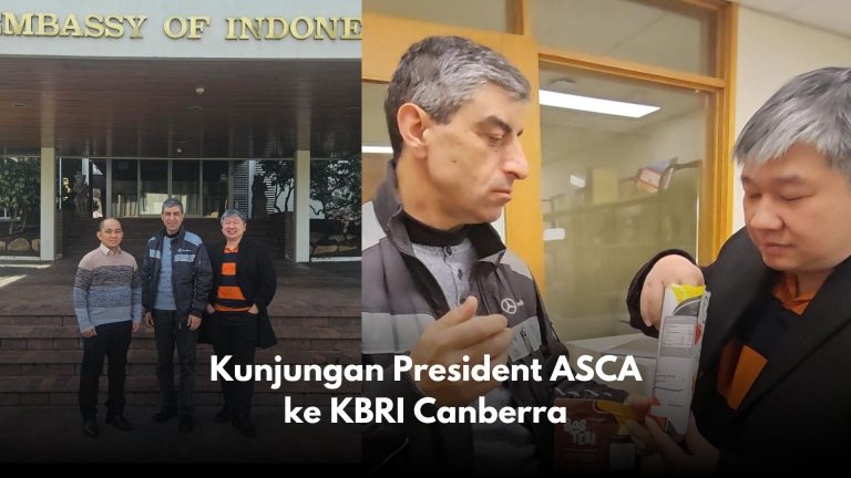 Kunjungan President ASCA ke KBRI Canberra