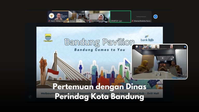 Pertemuan dengan Dinas Perindag Kota Bandung
