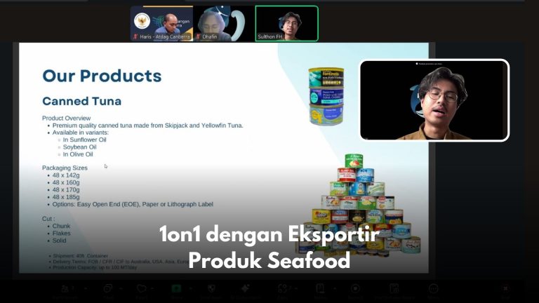 1on1 dengan Eksportir Produk Seafood