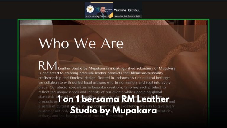 1on1 bersama RM Leather Studio by Mupakara