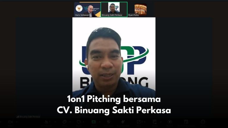 1on1 Pitching bersama CV. Binuang Sakti Perkasa