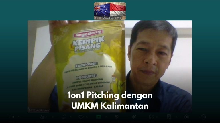 1on1 Pitching dengan UMKM Kalimantan