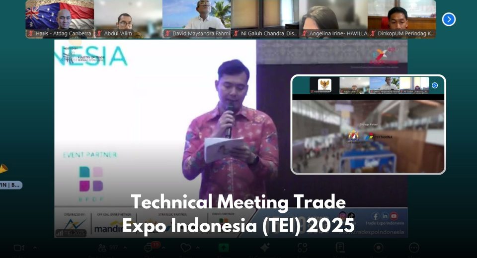 Technical Meeting Trade Expo Indonesia (TEI) 2025