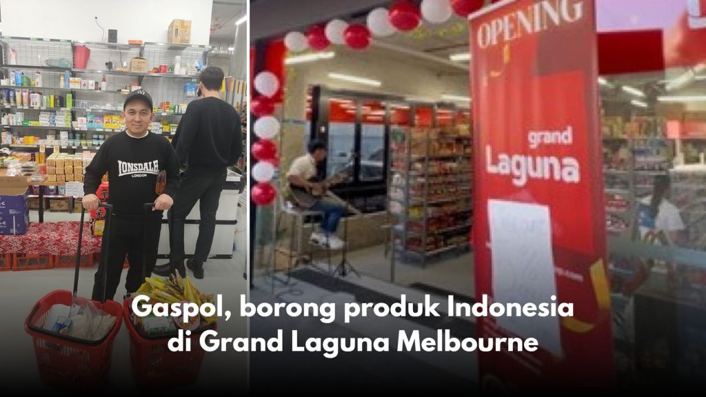 Gaspol, borong produk Indonesia di Grand Laguna Melbourne