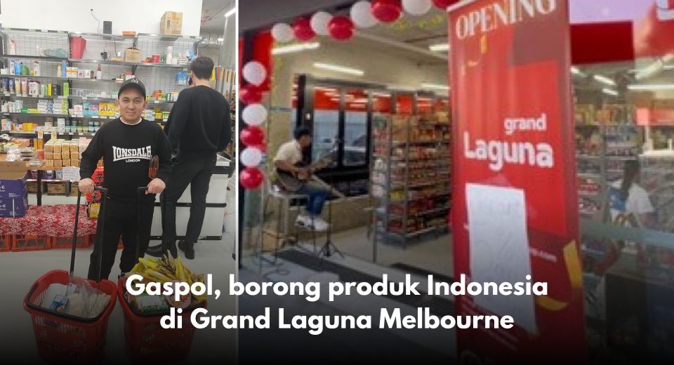 Gaspol, borong produk Indonesia di Grand Laguna Melbourne