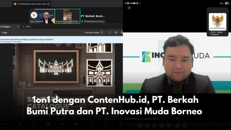 1on1 dengan ContenHub.id, PT. Berkah Bumi Putra dan PT. Inovasi Muda Borneo