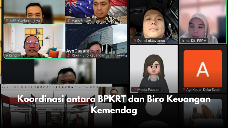 Koordinasi antara BPKRT dan Biro Keuangan Kemendag