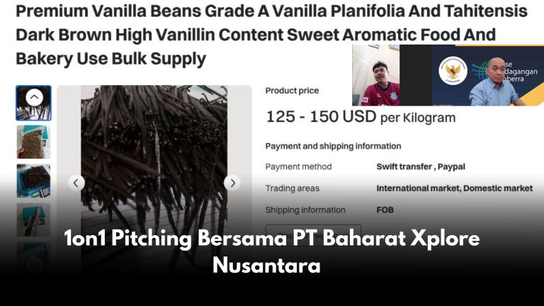 1on1 Pitching Bersama PT Baharat Xplore Nusantara