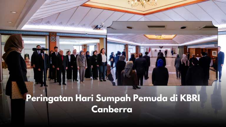 Peringatan Hari Sumpah Pemuda di KBRI Canberra