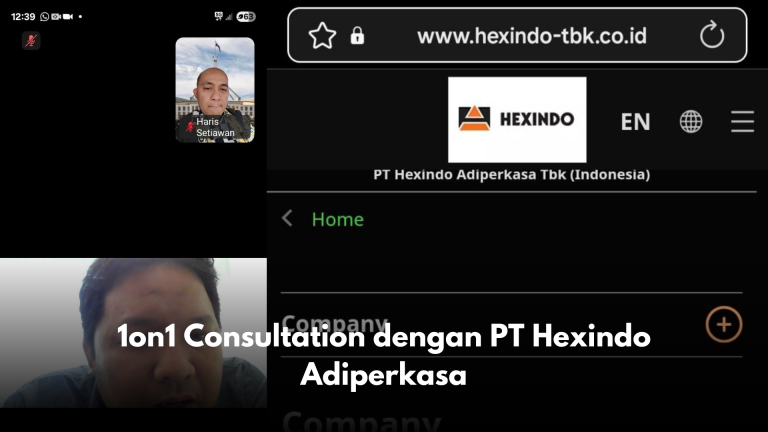 1on1 Consultation dengan PT Hexindo Adiperkasa