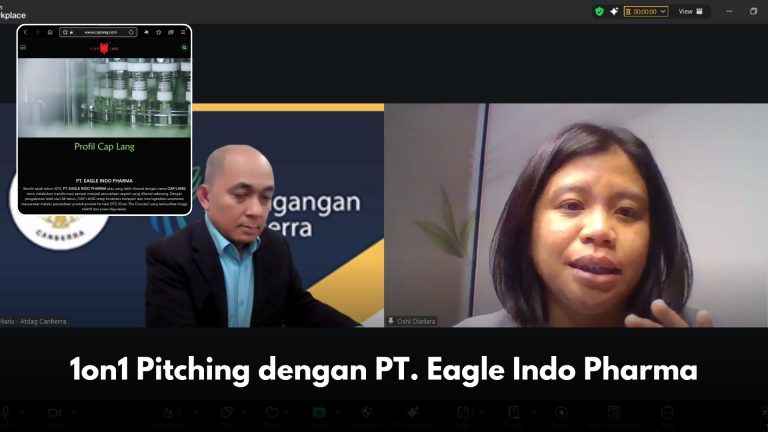 1on1 Pitching dengan PT. Eagle Indo Pharma