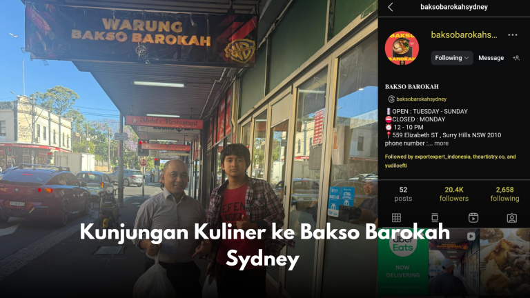 Kunjungan Kuliner ke Bakso Barokah Sydney