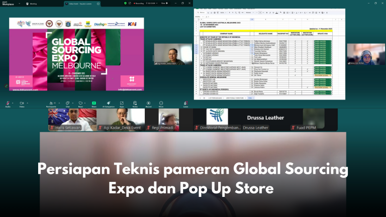 Persiapan Teknis pameran Global Sourcing Expo dan Pop Up Store