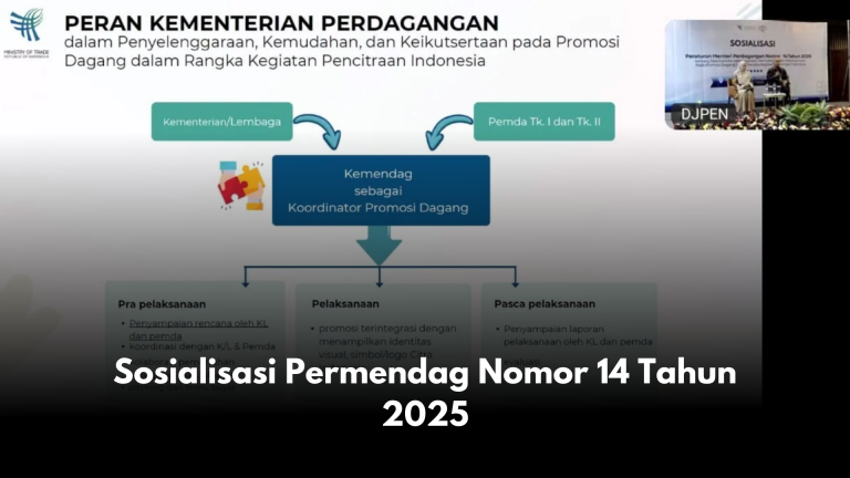 Sosialisasi Permendag Nomor 14 Tahun 2025