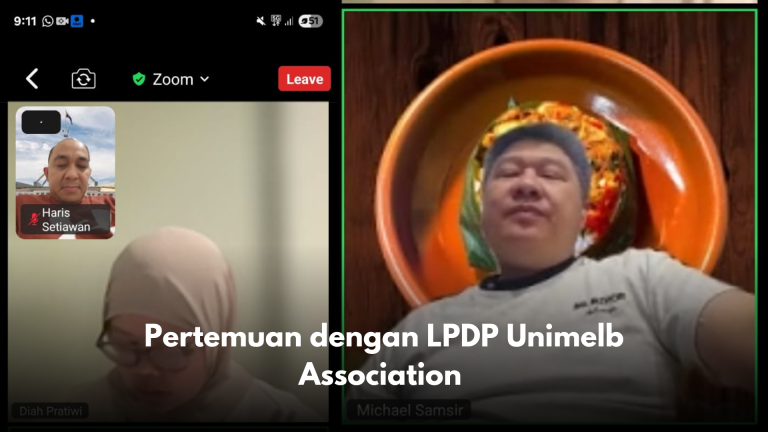 Pertemuan dengan LPDP Unimelb Association