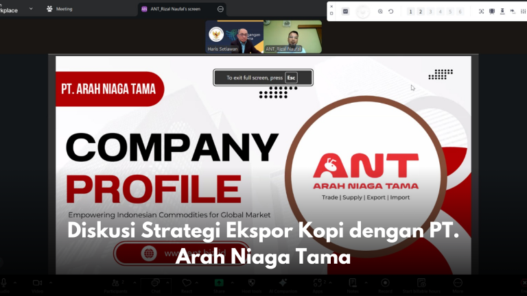 Diskusi Strategi Ekspor Kopi dengan PT. Arah Niaga Tama
