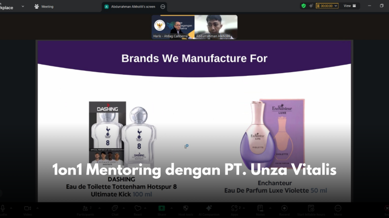 1on1 Mentoring dengan PT. Unza Vitalis