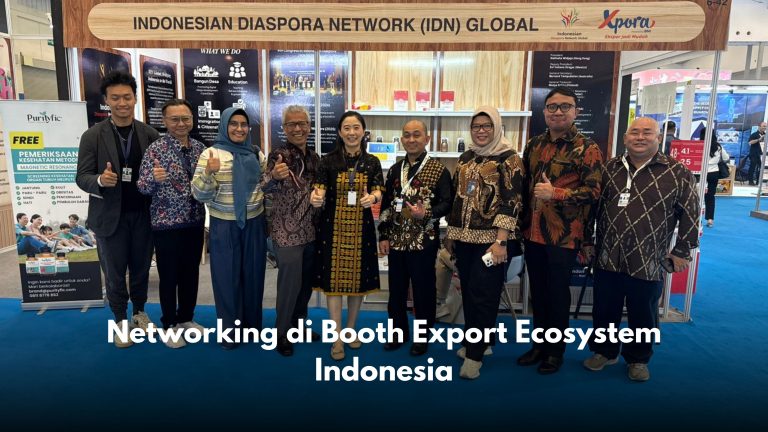 Networking di Booth Export Ecosystem Indonesia