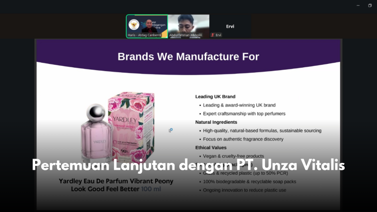 Pertemuan Lanjutan dengan PT. Unza Vitalis