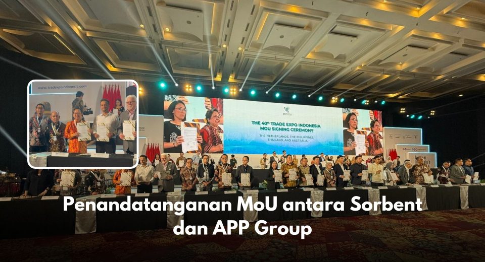 Penandatanganan MoU antara Sorbent dan APP Group Pada hari pertama pelaksanaan Trade Expo Indonesia (TEI) 2025, tepatnya pada tanggal 15 Oktober 2025, Atdag Canberra kembali menunjukkan komitmennya dalam memperkuat kerja sama perdagangan antara Indonesia dan Australia dengan memfasilitasi penandatanganan Memorandum of Understanding (MoU) antara Sorbent dan APP Group. Nilai kerja sama ini mencapai AU$ 260.000.000, meningkat 30% dibandingkan tahun sebelumnya. Capaian ini menjadi bukti bahwa produk ekspor Indonesia semakin diterima dan diminati di pasar Australia. Selain itu, MoU ini juga mencerminkan hubungan baik dan kepercayaan yang terus terjalin antara Atdag Canberra dan para buyer di Australia. Bagi para pelaku UMKM yang ingin berpartisipasi dalam kegiatan promosi ini, informasi lebih lanjut dapat diakses melalui situs www.tanya-atdag.com.au .