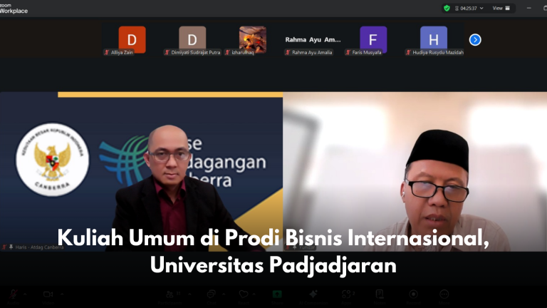 Kuliah Umum di Prodi Bisnis Internasional, Universitas Padjadjaran