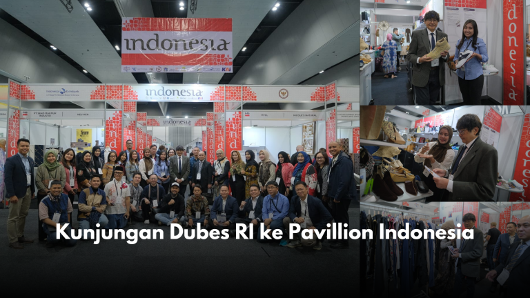 Kunjungan Dubes RI ke Pavillion Indonesia