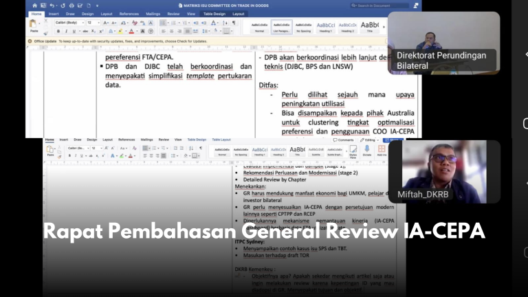Rapat Pembahasan General Review IA-CEPA